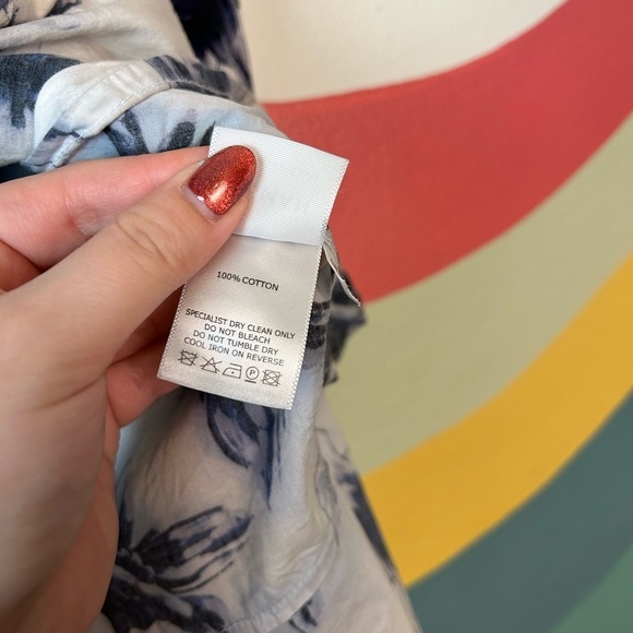 Osman Printed Suzie Floral Button Front Dress US 6 - Picture 11 of 12